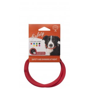 Flashhalsbnd med USB, Rd 70cm