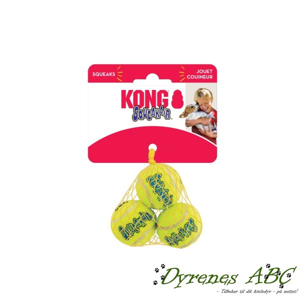 KONG Squeakair Bold, X-small 3-pak