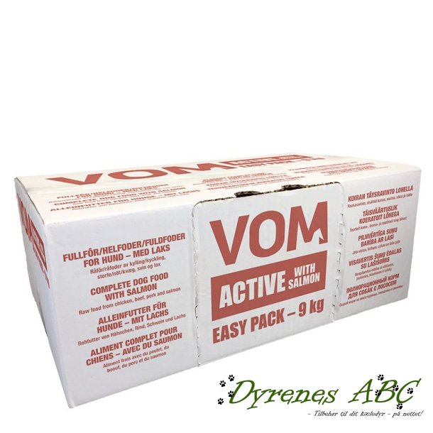 Vom Aktive med laks, 9kg - Easy Pack