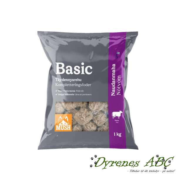 MUSH basic Oksekallun, 1kg