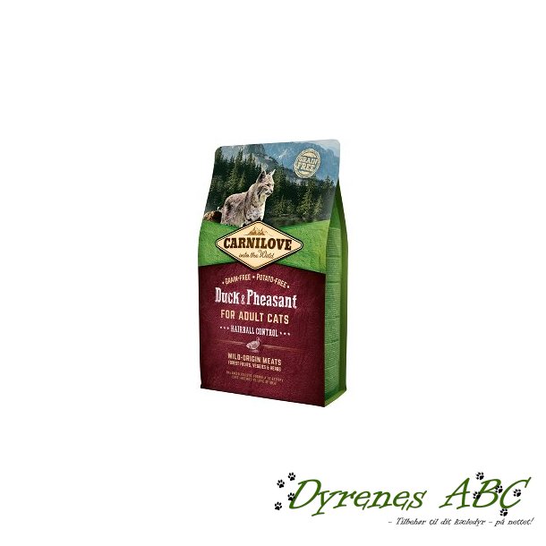 Carnilove And &amp; Fasan, Hairball Control, 2kg