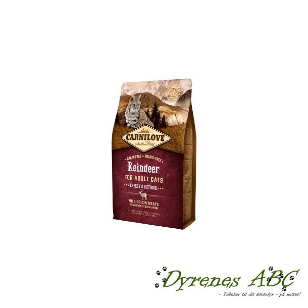 Carnilove Rensdyr, Energy &amp; Outdoor, 2kg