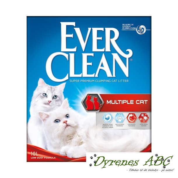 EverClean Rød - Multiple Cat 10L