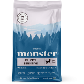 MONSTER Original Puppy Sensitive - White Fish, 2kg