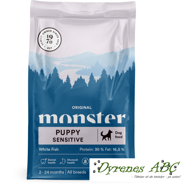 MONSTER Original Puppy Sensitive - White Fish, 2kg
