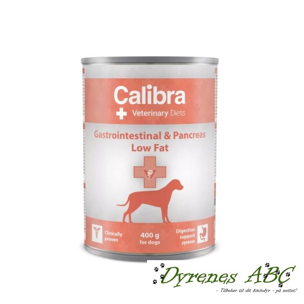 Calibra VD Dog Gastrointestinal &amp; Pancreas LOW FAT v�dfoder, 400g