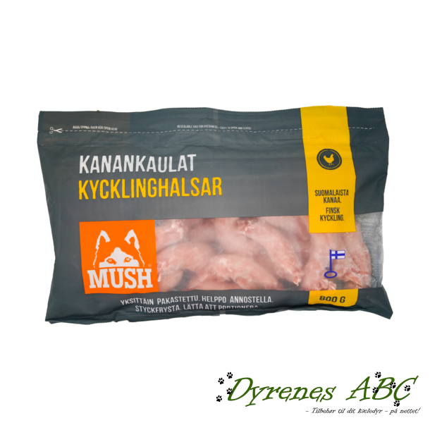 MUSH Kyllingehalse 800g