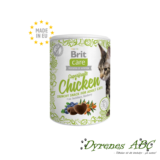 Brit Care Cat Snack Superfruits Chicken, 100g