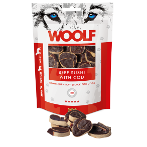 Woolf Beef Sushi with Cod, 100g