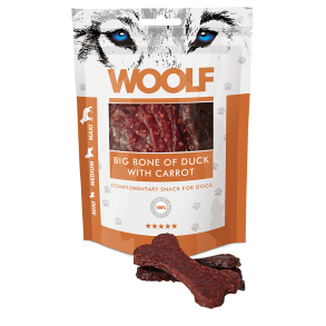 Woolf Big Bone of Duck with Carrot, 100g