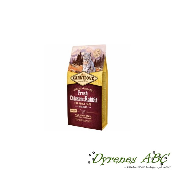 Carnilove Frisk Kylling &amp; Kanin, Gourmand 6kg