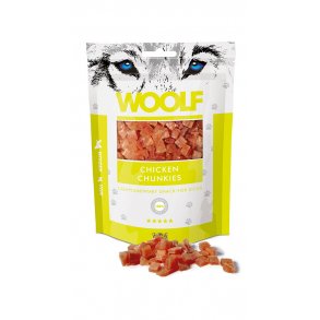 Woolf Chicken chunkies, 100g
