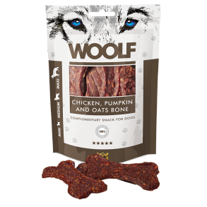 Woolf Chicken, Pumpkin & Oats Bone, 100g