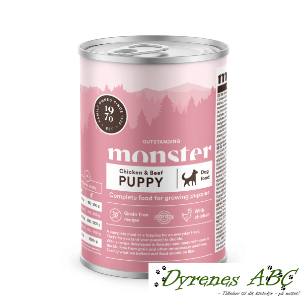 MONSTER Puppy - Chicken &amp; Beef, 400g