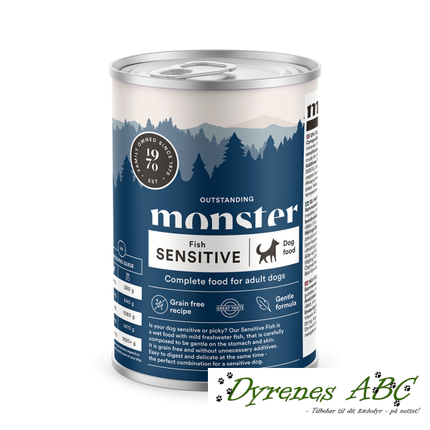 MONSTER Sensitive - Fish, 400g