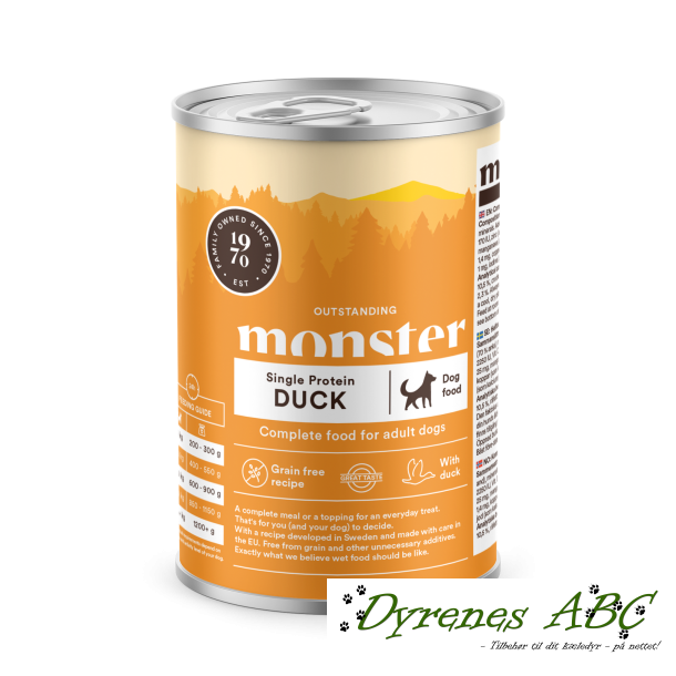 MONSTER Single Protein - Duck, 400g