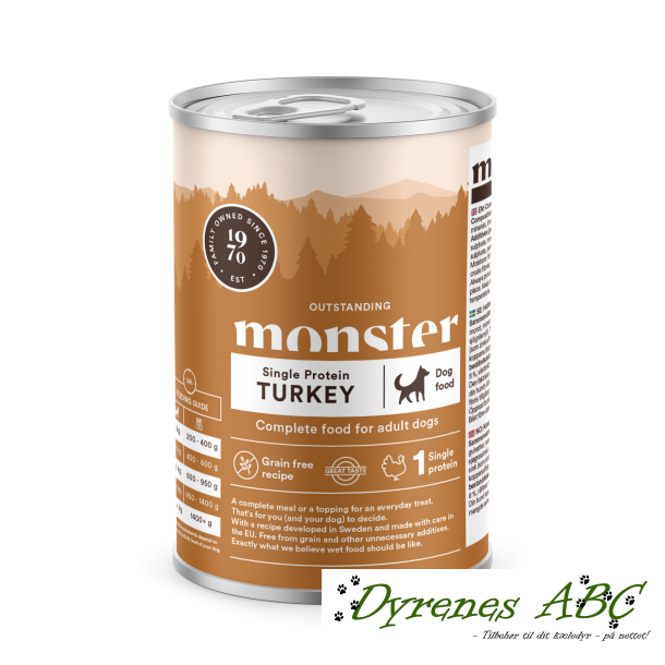MONSTER Single Protein - Turkey, 400g