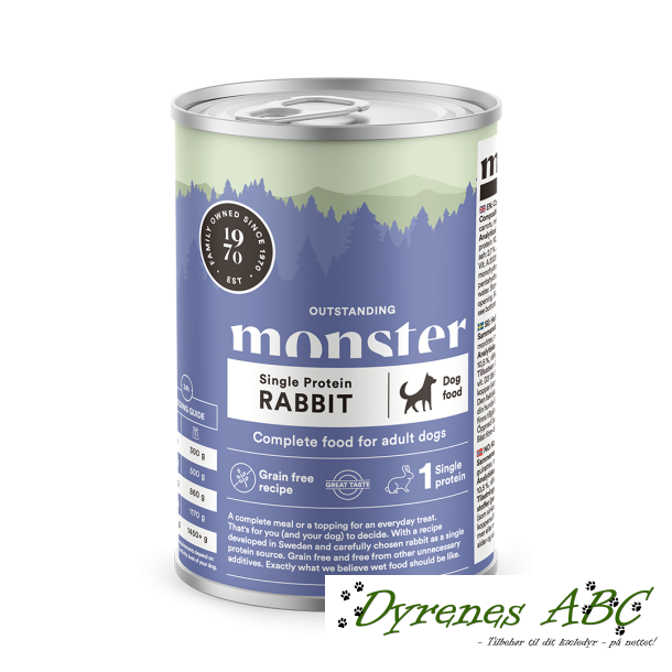 MONSTER Single Protein - Rabbit, 400g