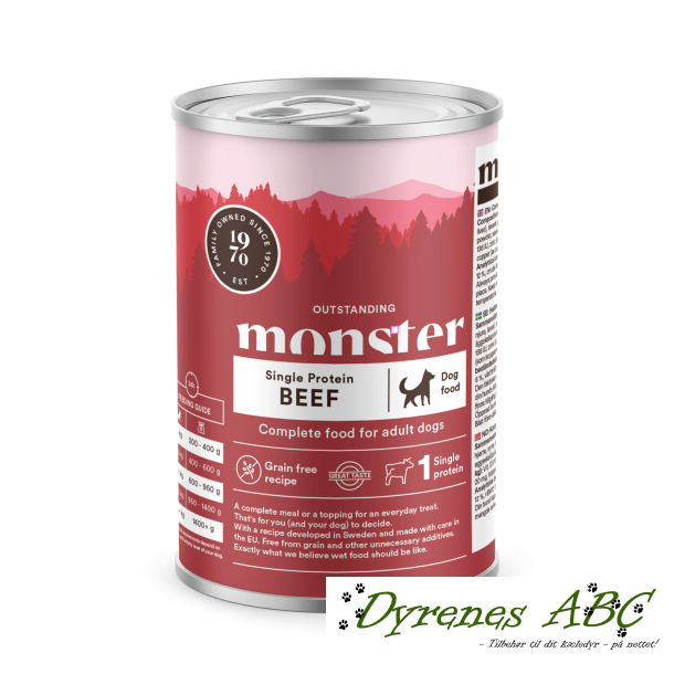 MONSTER Single Protein - Beef, 400g