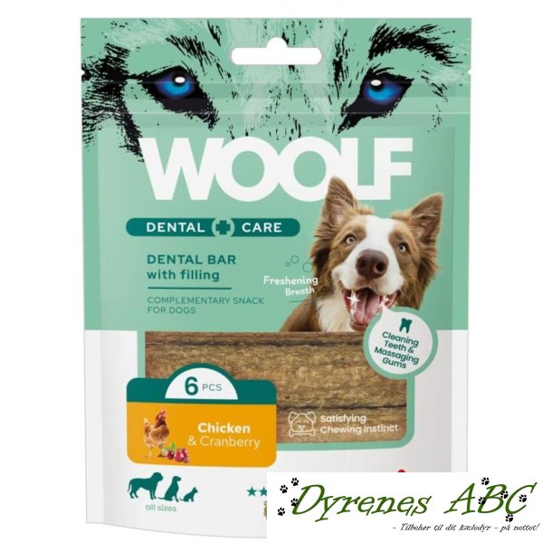 Woolf Dental Care Bar - Chicken &amp; Cranberry