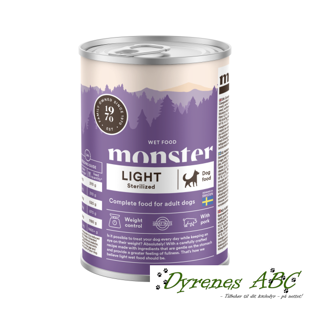 MONSTER Light Sterilized - Multi Protein, 400g