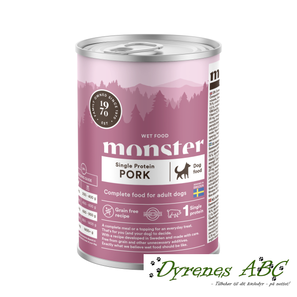 MONSTER Single Protein - Pork, 400g