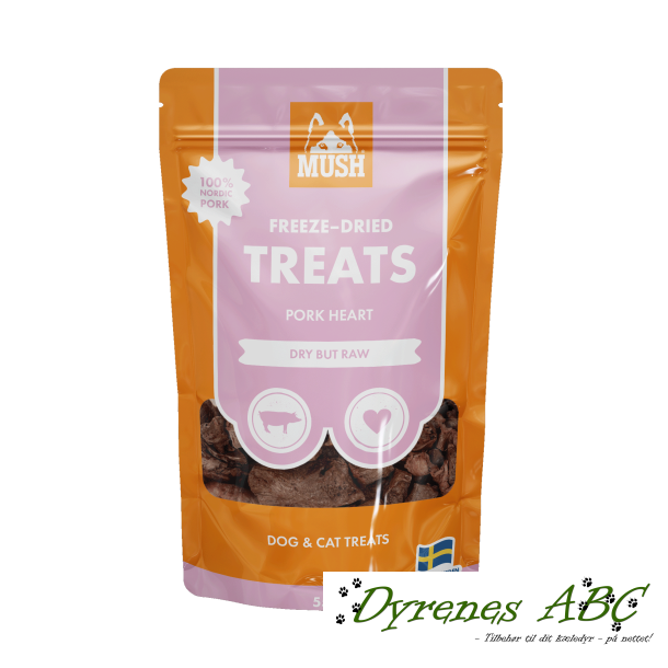 MUSH Freeze-Dried Treats - Grisehjerte