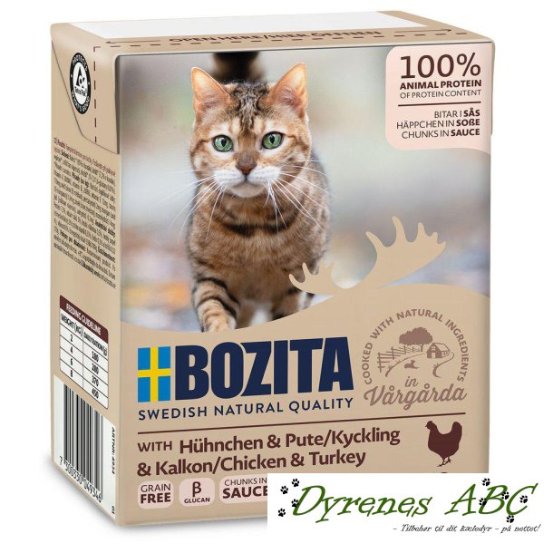 Bozita Bidder i sovs, kylling &amp; kalkun 