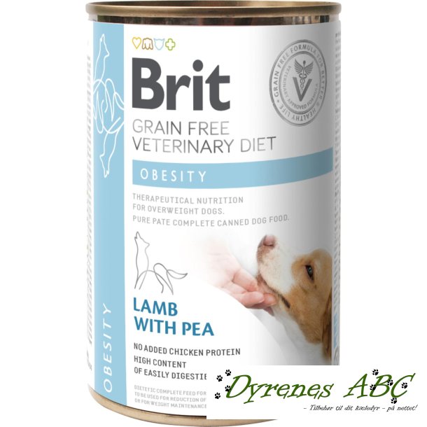 Brit Veterinary Diets Dog Pate - Obesity (overvgt)