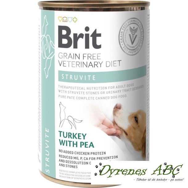 Brit Veterinary Diets Dog Pate - Struvite (struvitsten)