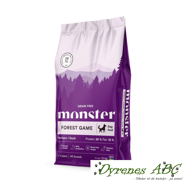 MONSTER Grain Free dog - Forest Game, 12kg