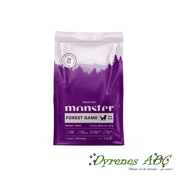 MONSTER Grain Free dog - Forest Game, 2kg