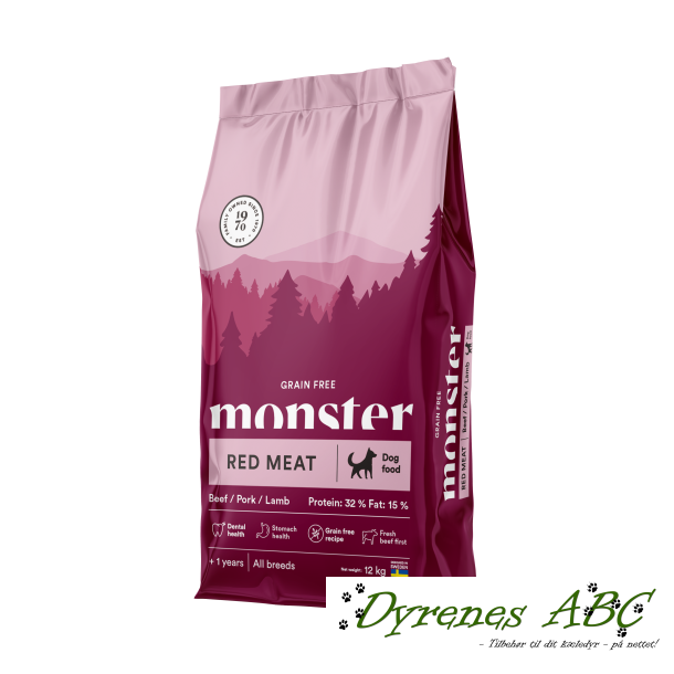 MONSTER Grain Free dog - Red Meat