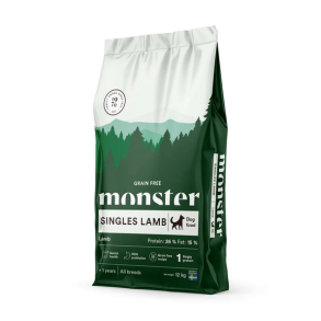 MONSTER Grain Free dog - Singles Lamb, 12kg