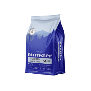 MONSTER Grain Free Dog Sterilized - White Fish