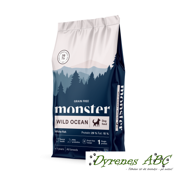 MONSTER Grain Free dog - Wild Ocean Sensitive, 12kg