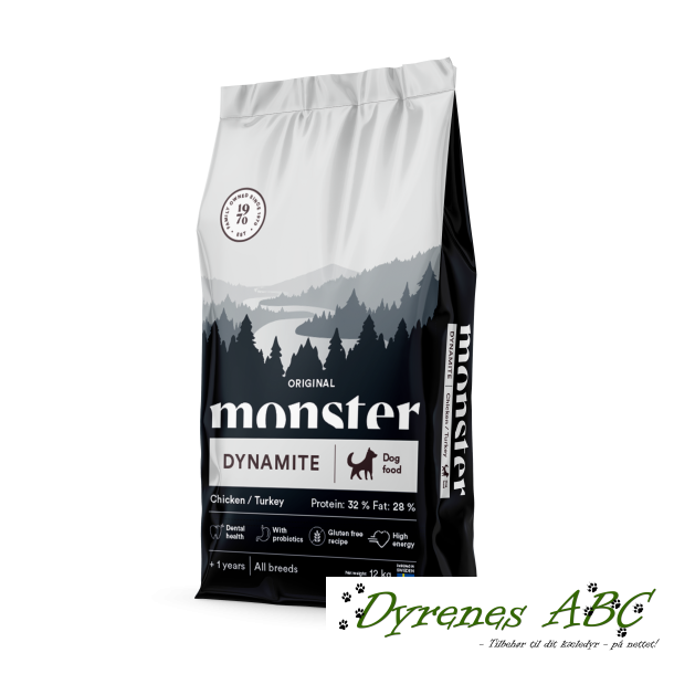 MONSTER Original Dynamite - Chicken &amp; Turkey, 12kg