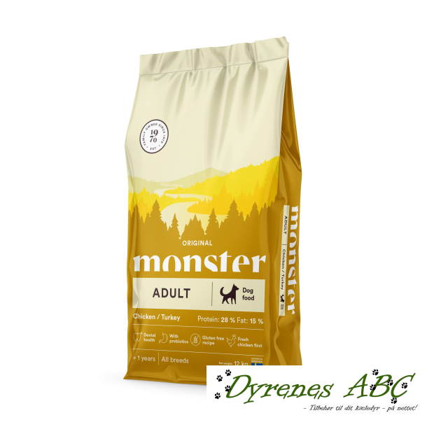 MONSTER Original adult - Chicken &amp; Turkey, 12kg