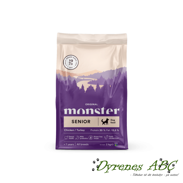 MONSTER Original Dog Senior - Chicken &amp; Turkey, 2kg