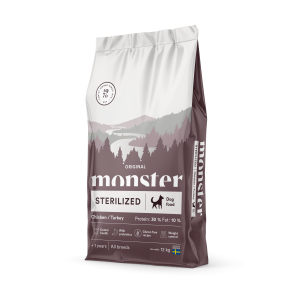 MONSTER Original Dog Sterilized  - Chicken & Turkey, 12kg