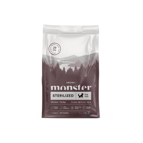 MONSTER Original Dog Sterilized - Chicken & Turkey, 2kg