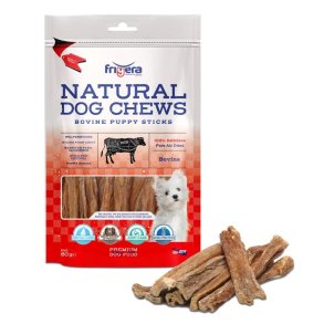 Natural Dog Chews -Okse Hvalpestnger, 60g