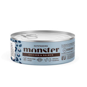 MONSTER Cat Multi Protein vådfoder - Chicken & Salmon, 100g