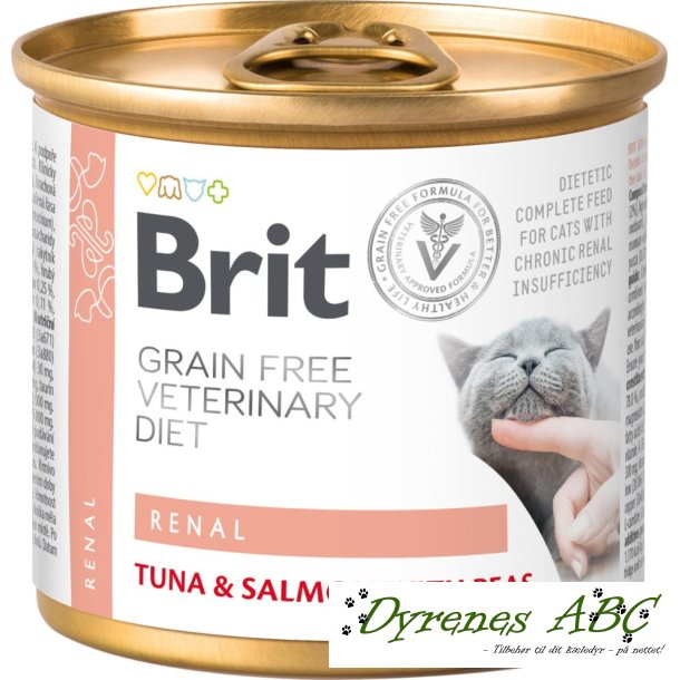 Brit Veterinary Diets Cat Pate - Renal (nyre)
