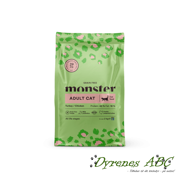 MONSTER Grain Free Adult Cat, 2kg