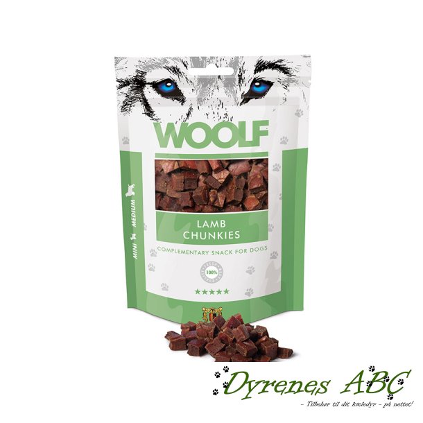 Woolf Lamb chunkies, 100g