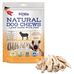 Natural Dog Chews - Lammerer med Pels, 100g