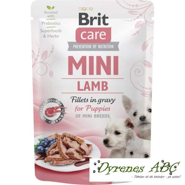 Brit Care Mini Filet i Sovs - Lamb, puppies, 85g			
