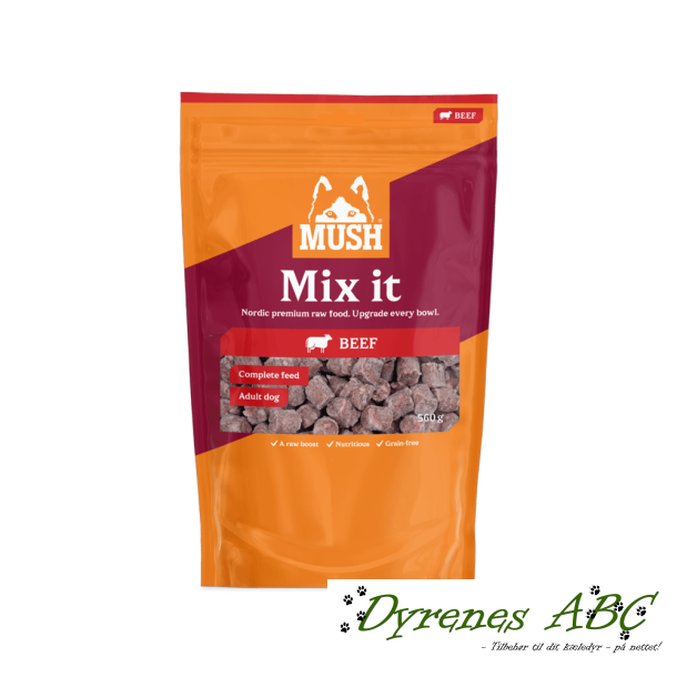 MUSH Mix it - Raw Frozen Okse