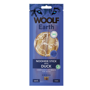 Woolf Earth Noohide Stick with Duck, L